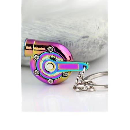 Metal Turbo Anahtarlık Meneviş Yanık Metal Renk