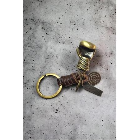 Boks Eldiveni Figürlü Metal Deri Anahtarlık