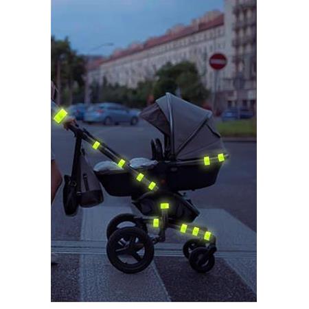 Yansıtıcı 2 Adet Şerit Reflektör Bilezik Bileklik Kolay Takılan Bantsız Cırtcırt