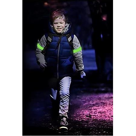 Yansıtıcı 2 Adet Şerit Reflektör Bilezik Bileklik Kolay Takılan Bantsız Cırtcırt