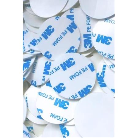 3M Çift Taraflı Köpük Bant 24 Adet 3cm Çap