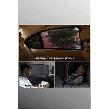 Her Otoya Uygun Elastik Oto Güneşlik Altıgen Doku 2 Adet