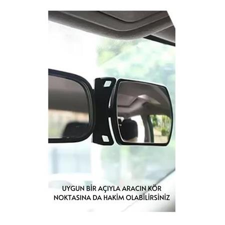 Bebek Çocuk Takibi İçin Araç Ek Dikiz Aynası Prizmatik Dışbükey