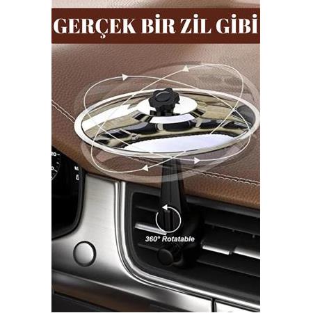 Araç İçi Mini Davul Zili Pirinç Rengi