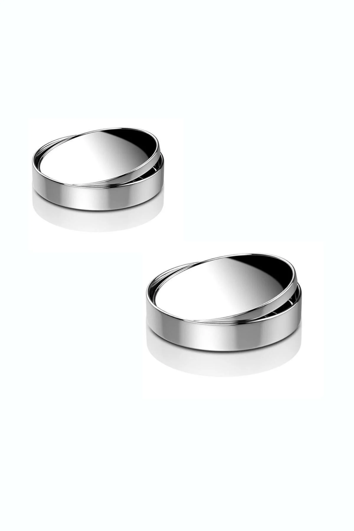 Kör Nokta Aynası Gerçek Cam Dışbükey 50 mm - Krom Çerçeveli 2 Adet - Görsel 4