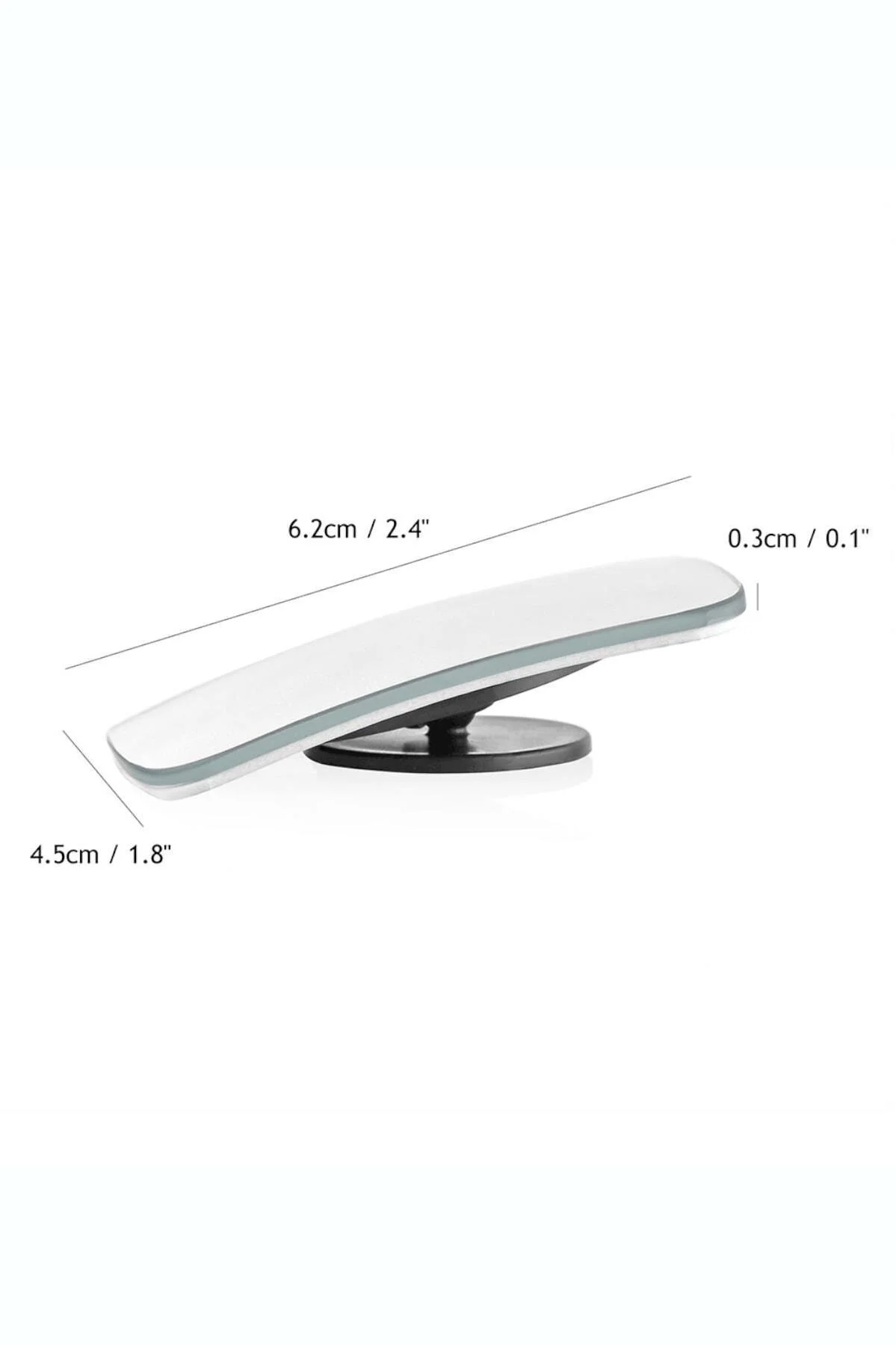 Kör Nokta Aynası Gerçek Cam Dikdörtgen 62x45 mm - 360° Ayarlanabilir Park Aynası - Görsel 5