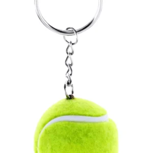 Tenis Topu Anahtarlık Keçe Kaplı 3,5 cm Floresan Yeşil - Mini Tenis Topu Çanta Süsü