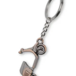 Scooter Anahtarlık Retro Çinko Alaşım Metal Bronz 5 cm - Motor Figürlü Anahtarlık