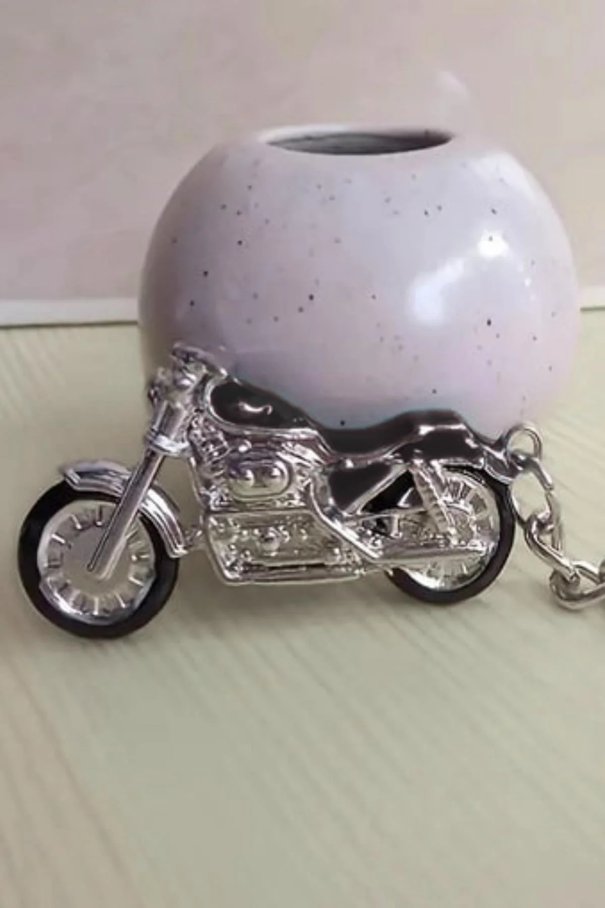 Motosiklet Anahtarlık Çinko Alaşım Metal 4,5 cm - Motor Figürlü Anahtarlık - Görsel 4