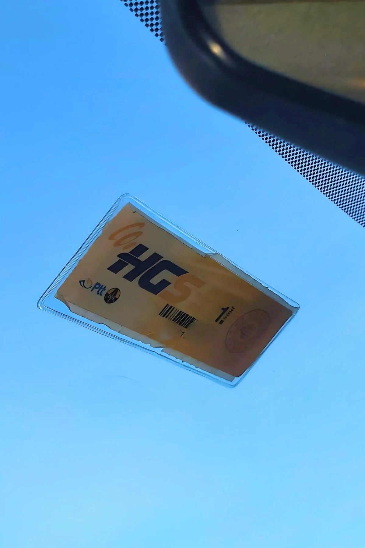 HGS Etiket Kılıfı Kendinden Yapışkanlı PVC 100x33 mm - Bükülebilir HGS Koruyucu - Görsel 2