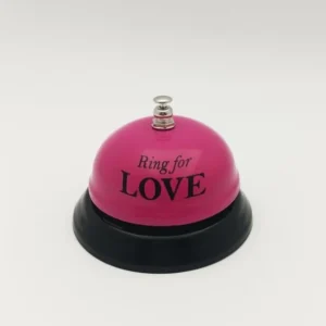 Masa Zili Ring for Love Pembe - Dekoratif Resepsiyon Zili