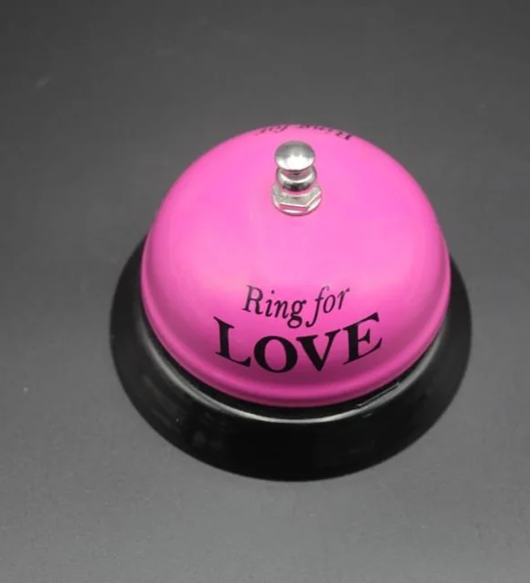 Masa Zili Ring for Love Pembe - Dekoratif Resepsiyon Zili - Görsel 2
