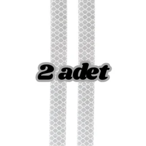 Reflektör Yansıtıcı Sticker Şerit 2 Adet - Araç, Motosiklet ve Bisiklet İçin