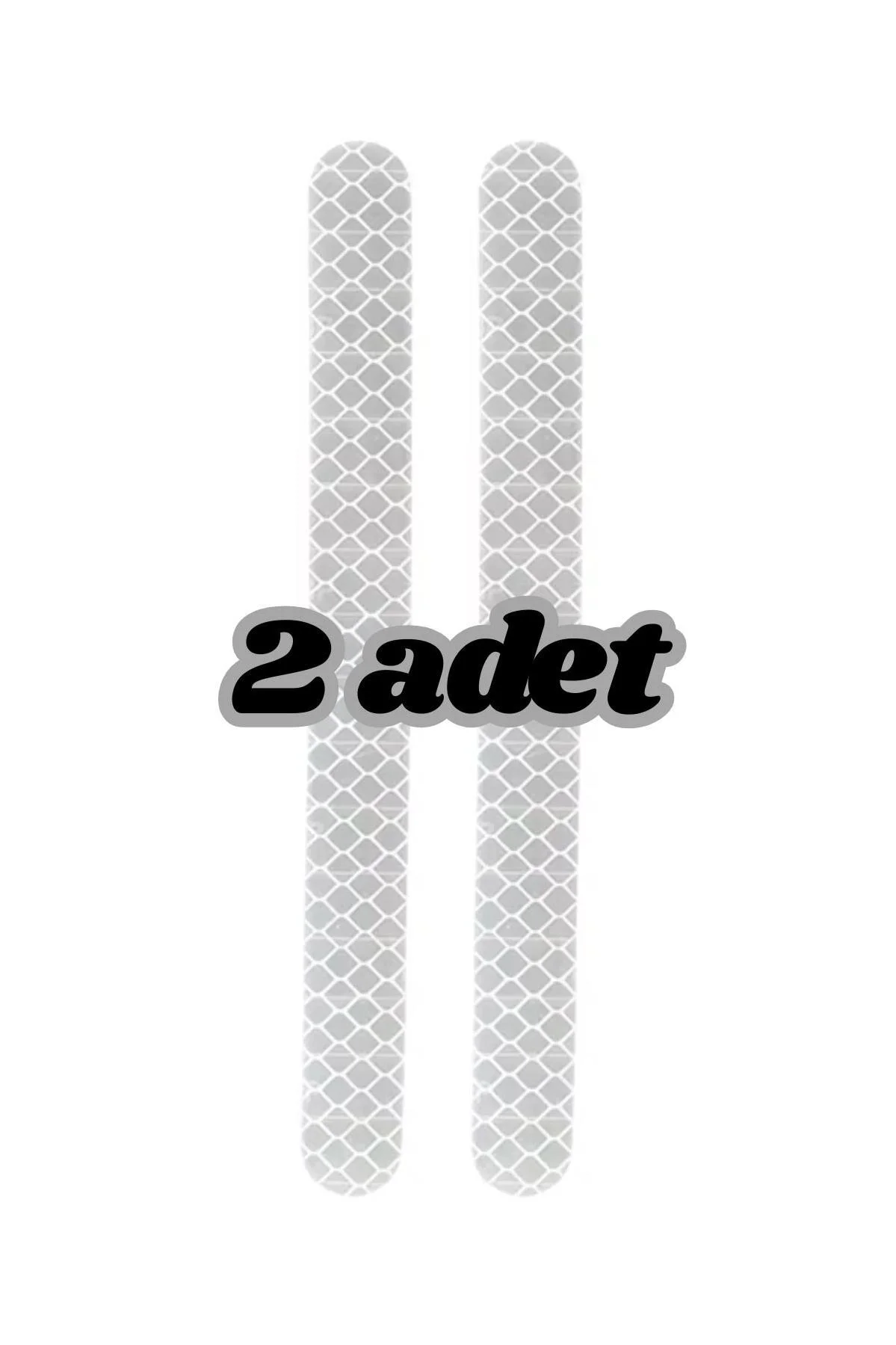 Reflektör Yansıtıcı Sticker Şerit 2 Adet - Araç, Motosiklet ve Bisiklet İçin