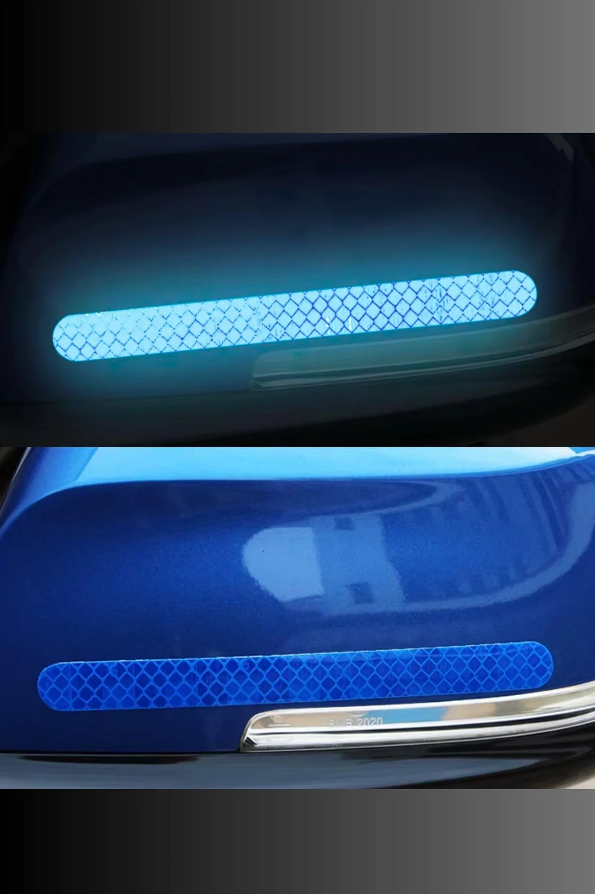 Reflektör Yansıtıcı Sticker Şerit 2 Adet - Araç, Motosiklet ve Bisiklet İçin - Görsel 6